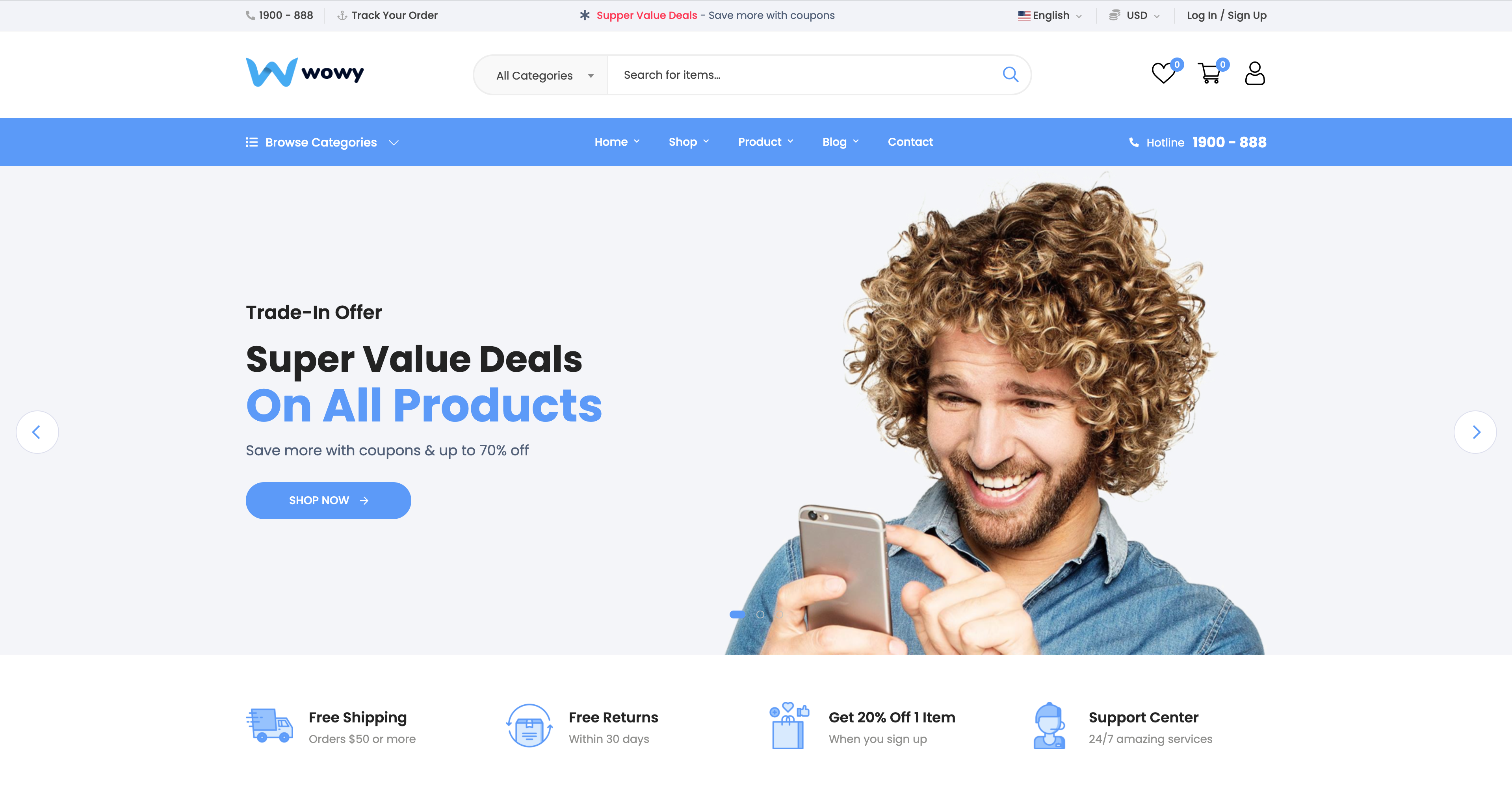 Wowy - Multi-language Laravel eCommerce Script