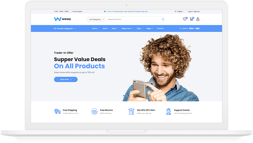 Wowy - Multi-language Laravel eCommerce Script
